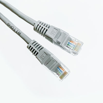 Bare Copper Grey Network Patch Cord UTP Cat5e 100Mbps Passes FLUKE Test